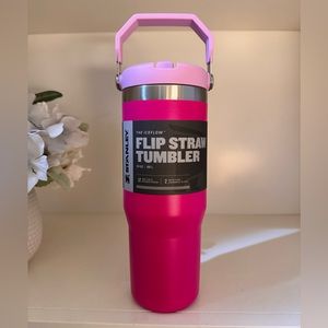 🎉LAST CHANCE🎉‎ NWT Stanley Iceflow Flip Straw 30 oz Tumbler Camelia